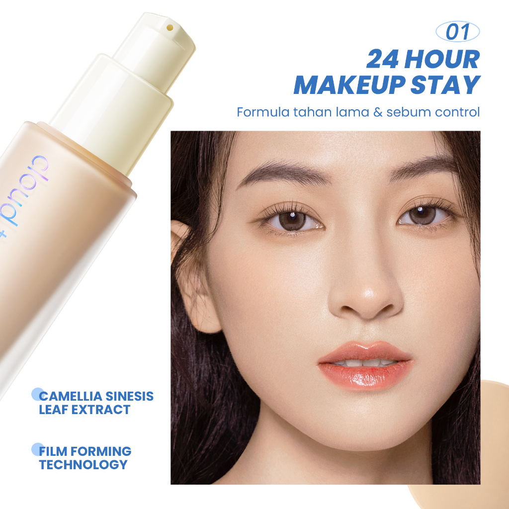 YOU Cloud Touch Blurring Skin Tint 20ml (Liquid Foundation) - W706 Warm Buff *