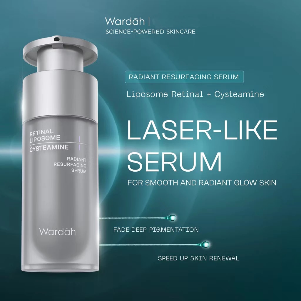 Wardah Radiant Resurfacing Retinal Liposome + Cysteamine Serum 30ml
