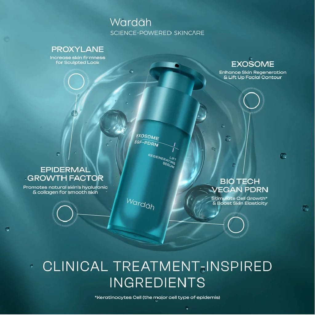 Wardah Lift Regenerating Exosome + EGF-PDRN Serum 30ml