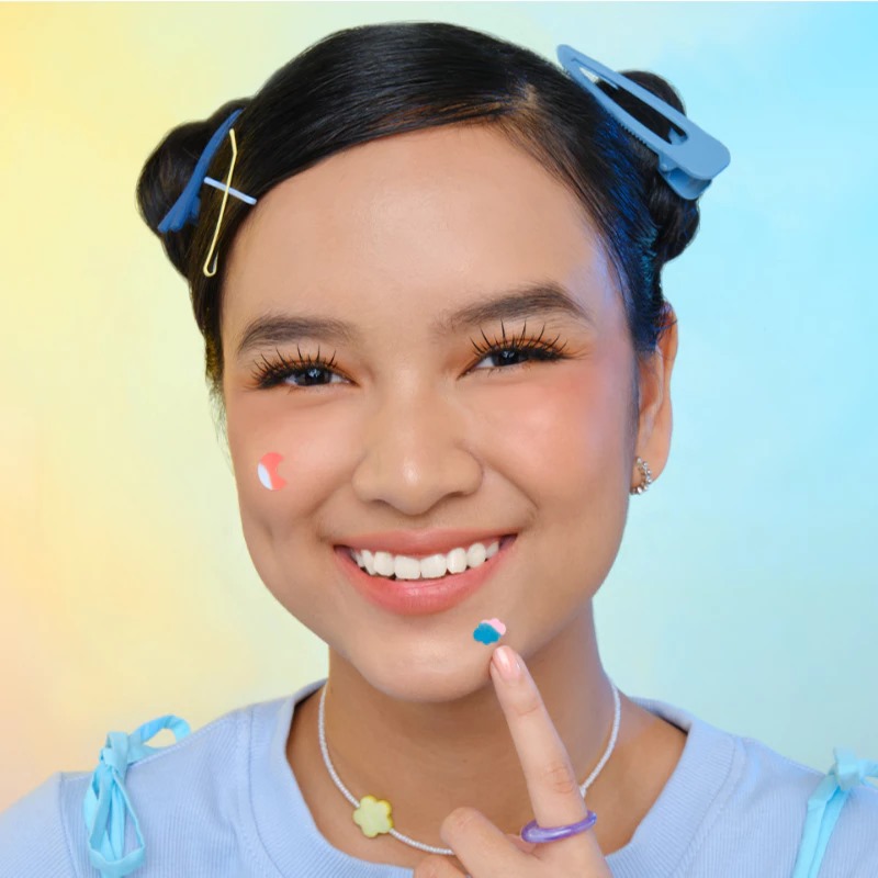 Derma Angel Acne Beauty Patch Playful Mix Shaped 12s - Hologram Moon & Cloud