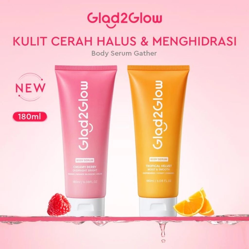 Glad 2 Glow Body Serum - Tropical Velvet Moist & Smooth 180ml