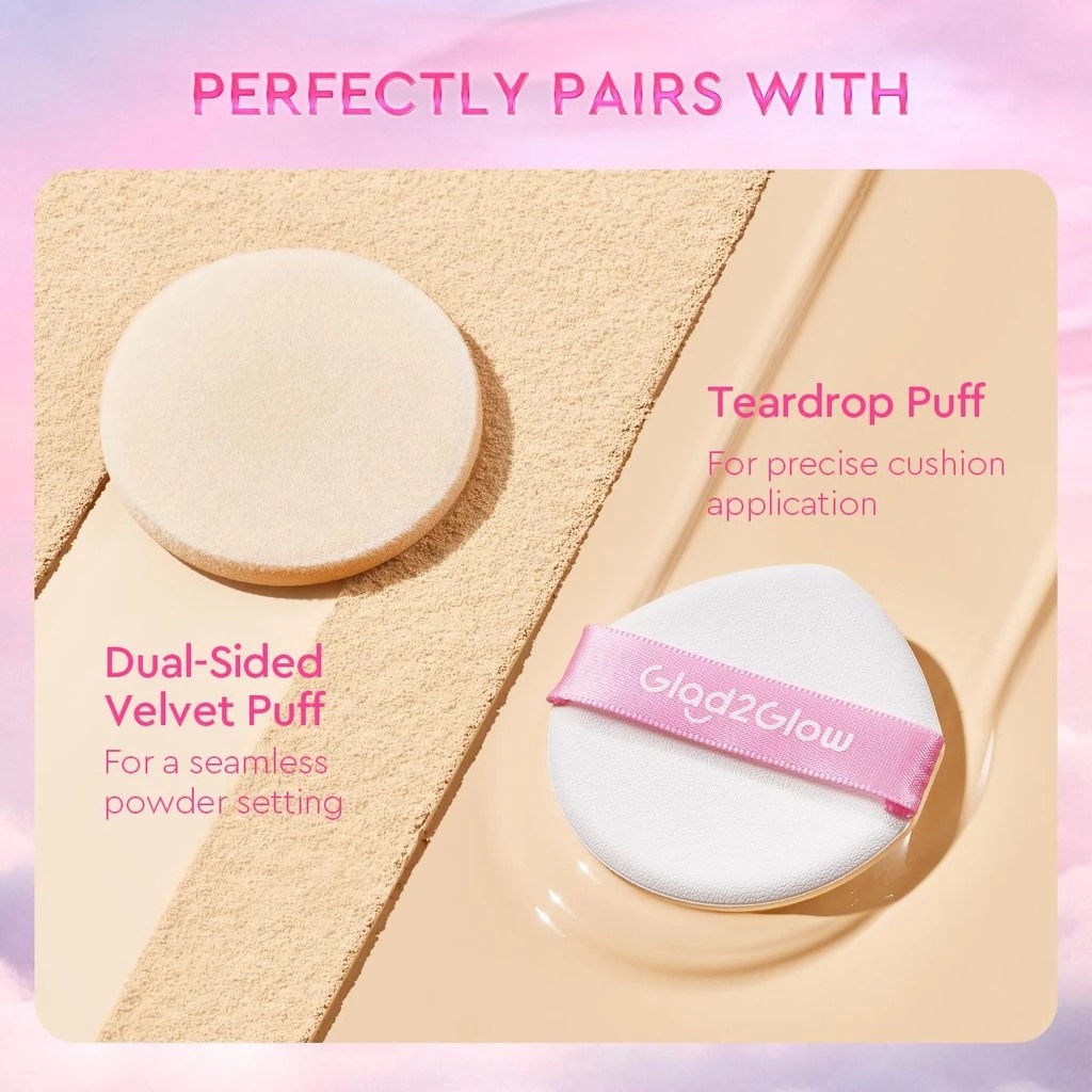 Glad 2 Glow 2in1 Perfect Pair Cushion Powder - 02 Praline