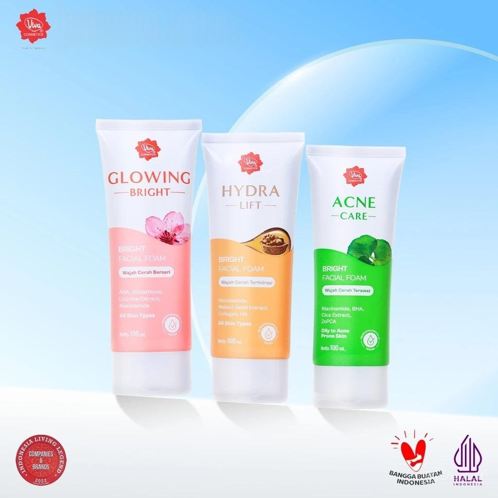 Viva Bright Facial Foam 100ml - Hydra Lift