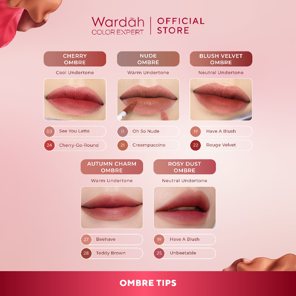 Wardah Exclusive Matte Lip Cream 4gr - 07 Hello Ruby