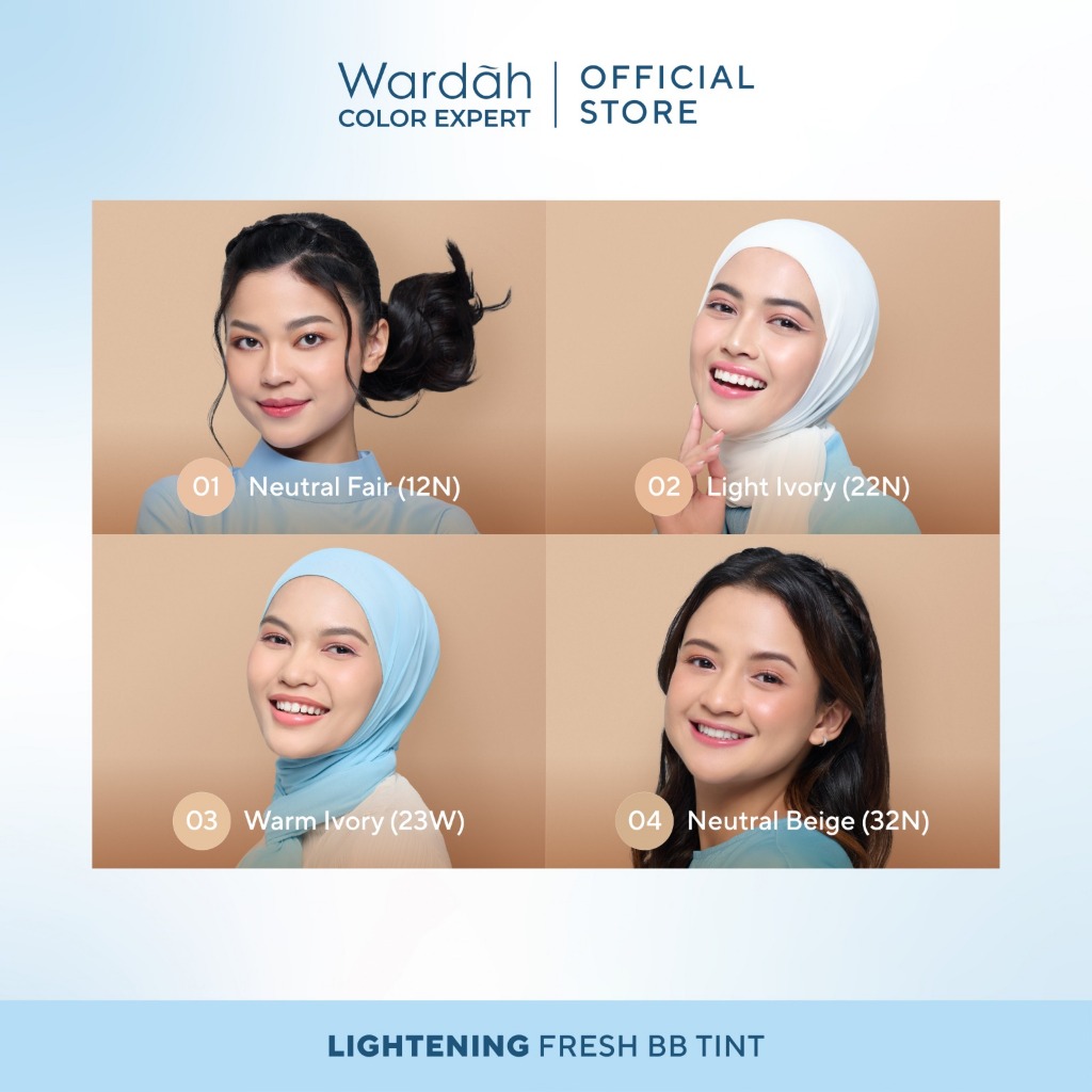 Wardah Lightening Fresh BB Tint 30ml - 04 Neutral Beige (32N)