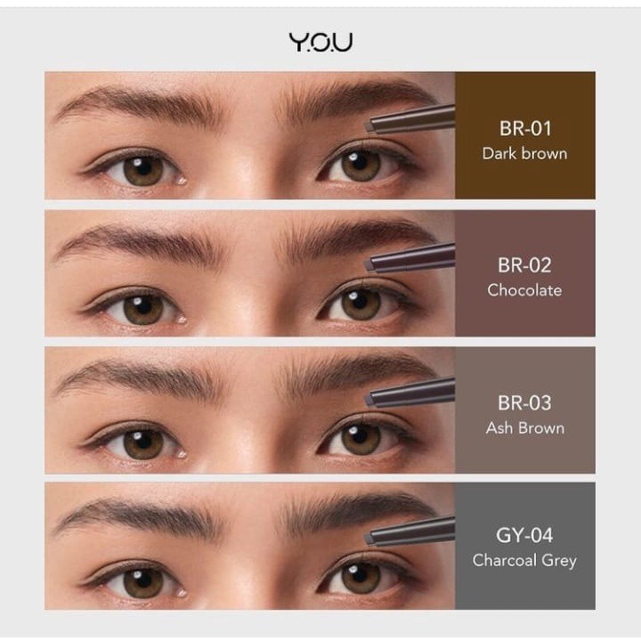 YOU Teardrop Brow Definer BR01 Dark Brown