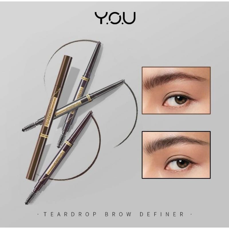YOU Teardrop Brow Definer BR01 Dark Brown
