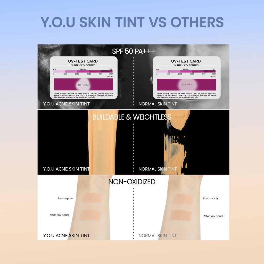 YOU Cloud Touch 3% Niacinamide BRIGHTENING Skin Tint SPF50 PA+++ 20ml - N402 Shell Ivory