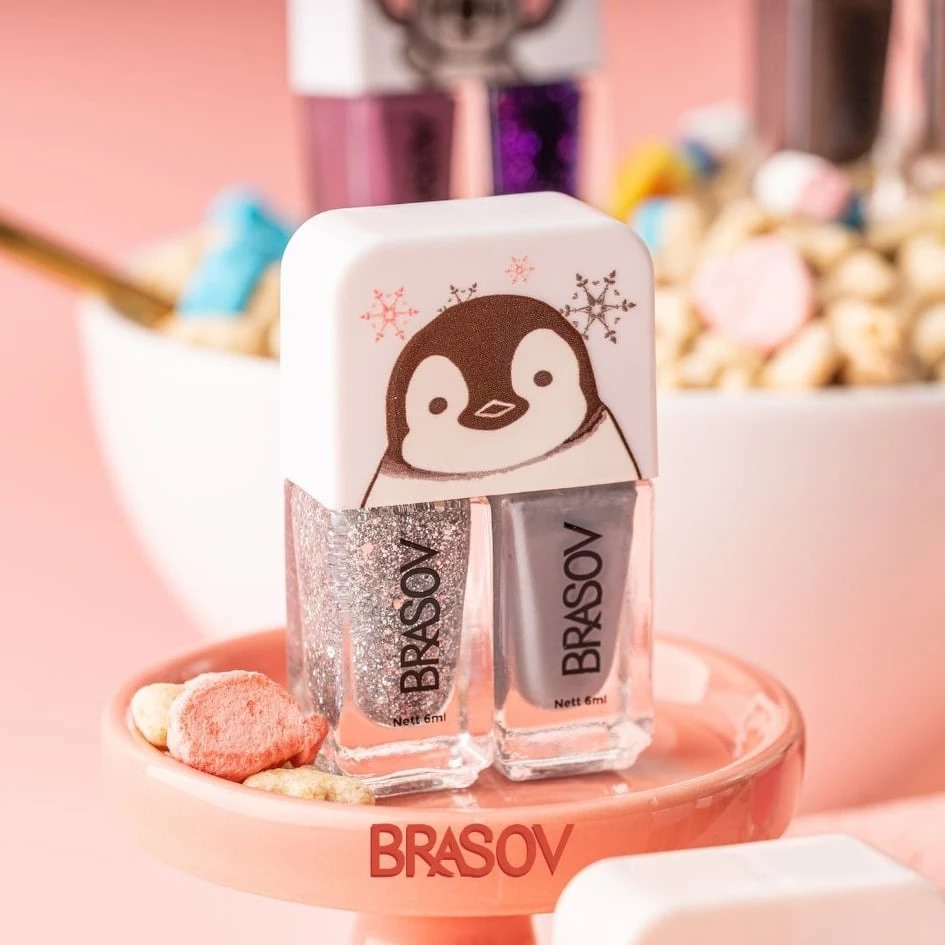 Brasov Nail Polish 2in1 Karakter 01-37 (Cat Kuku / Kutek 2x6ml)