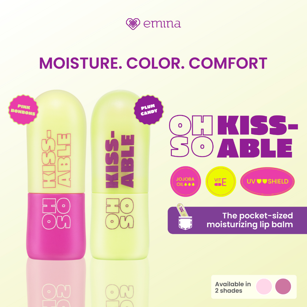 Emina Oh So Kissable Tinted Balm Stick Pink Bonbons