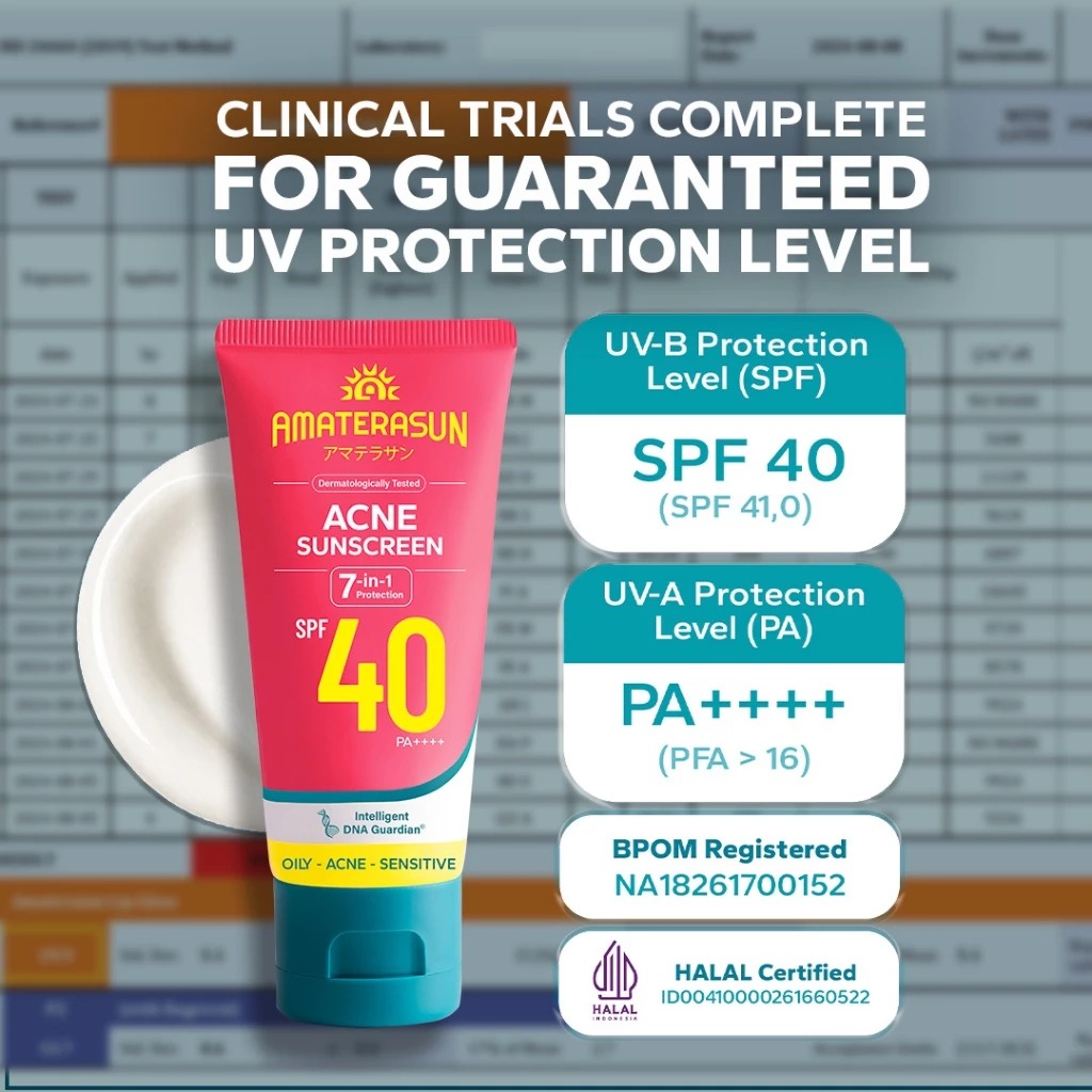 Amaterasun Acne Sunscreen SPF40 PA++++ 40gr