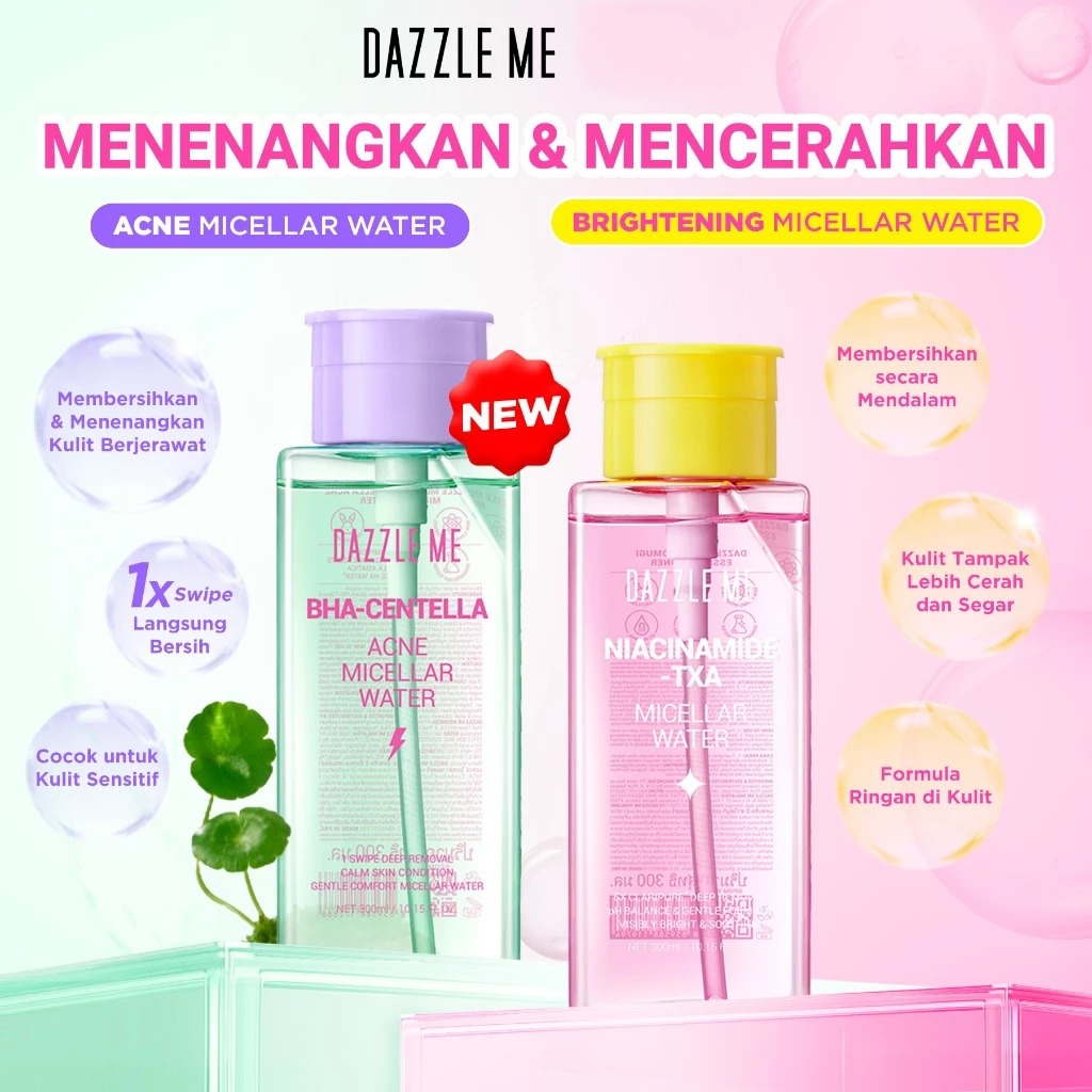 Dazzle Me Micellar Water 300ml - Brightening (Niacinamide-TXA)