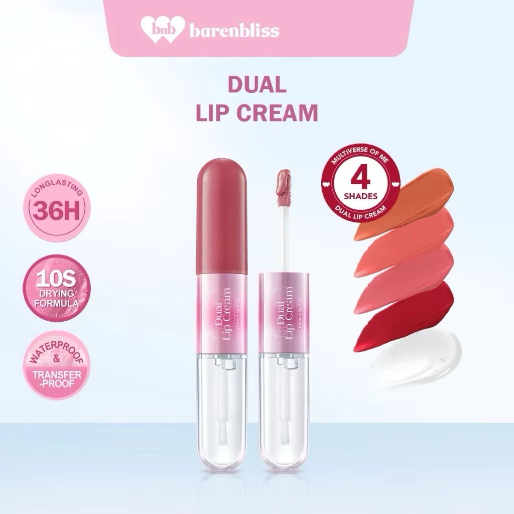 BNB Barenbliss Multiverse Of Me Dual Lip Cream - P03 Sweet Mauve (Lip Matte 3.5gr + Lip Glossy 2.5gr)