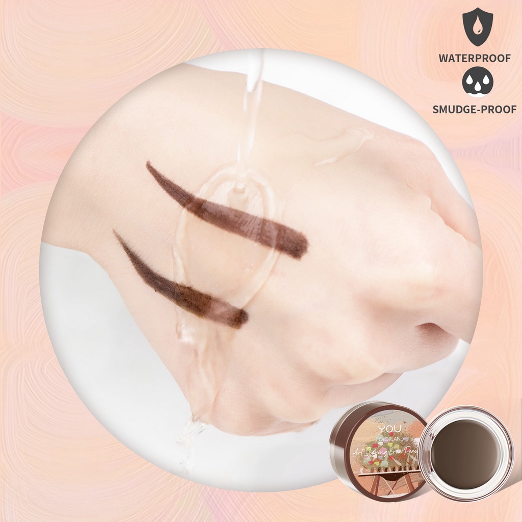 YOU Colorland Art Shaping Brow Pomade BR01 Natural Brown *