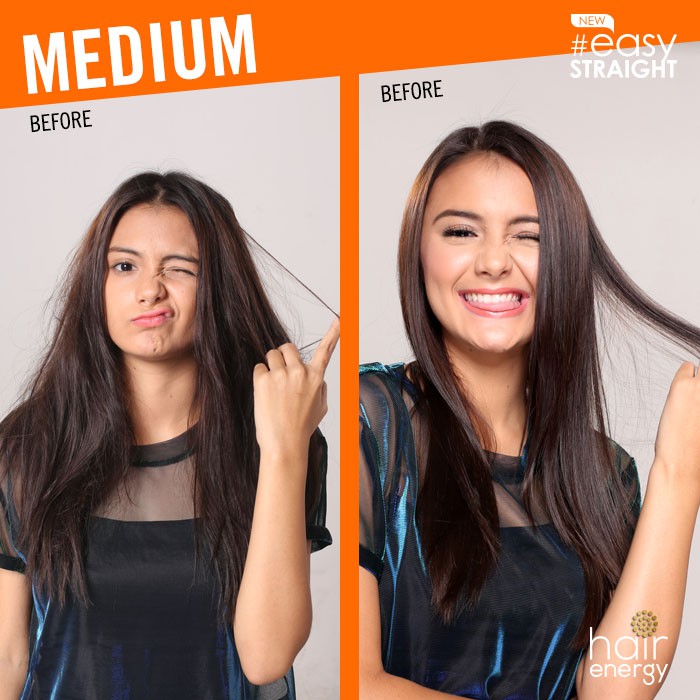 Makarizo Hair Energy Easy Straight DIY2 - Step Kit 80ml Medium Orange