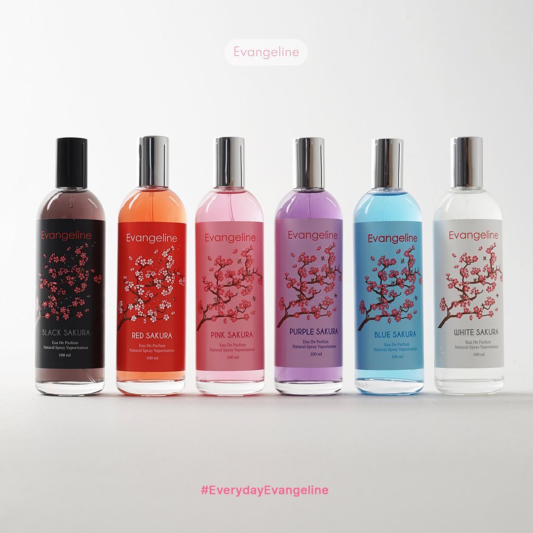 Evangeline Eau De Parfum Sakura 100ml - Blue