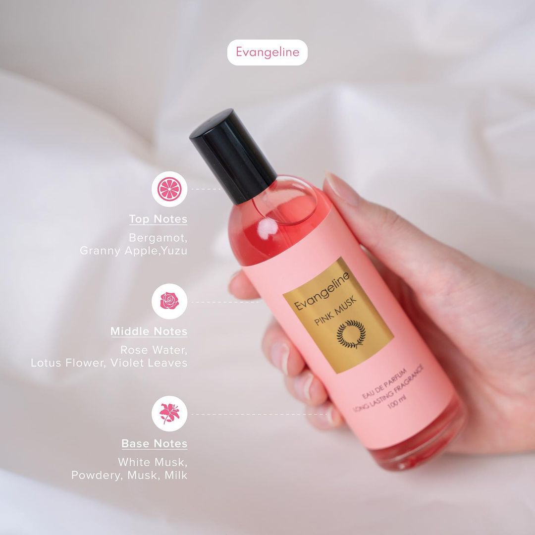 Evangeline Eau De Parfum Musk 100ml - Pink*