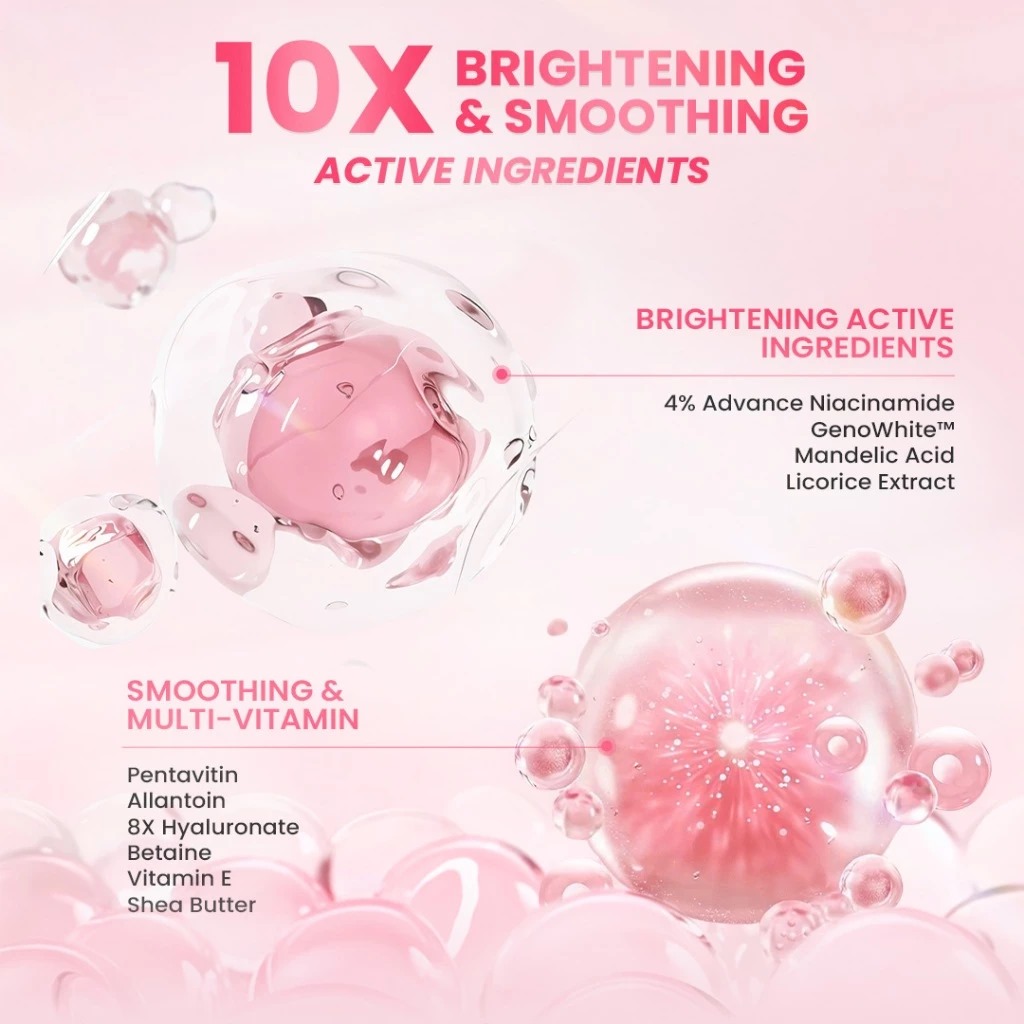 Hanasui Glow Expert 10X Brightening & Smoothing Night Cream 15gr