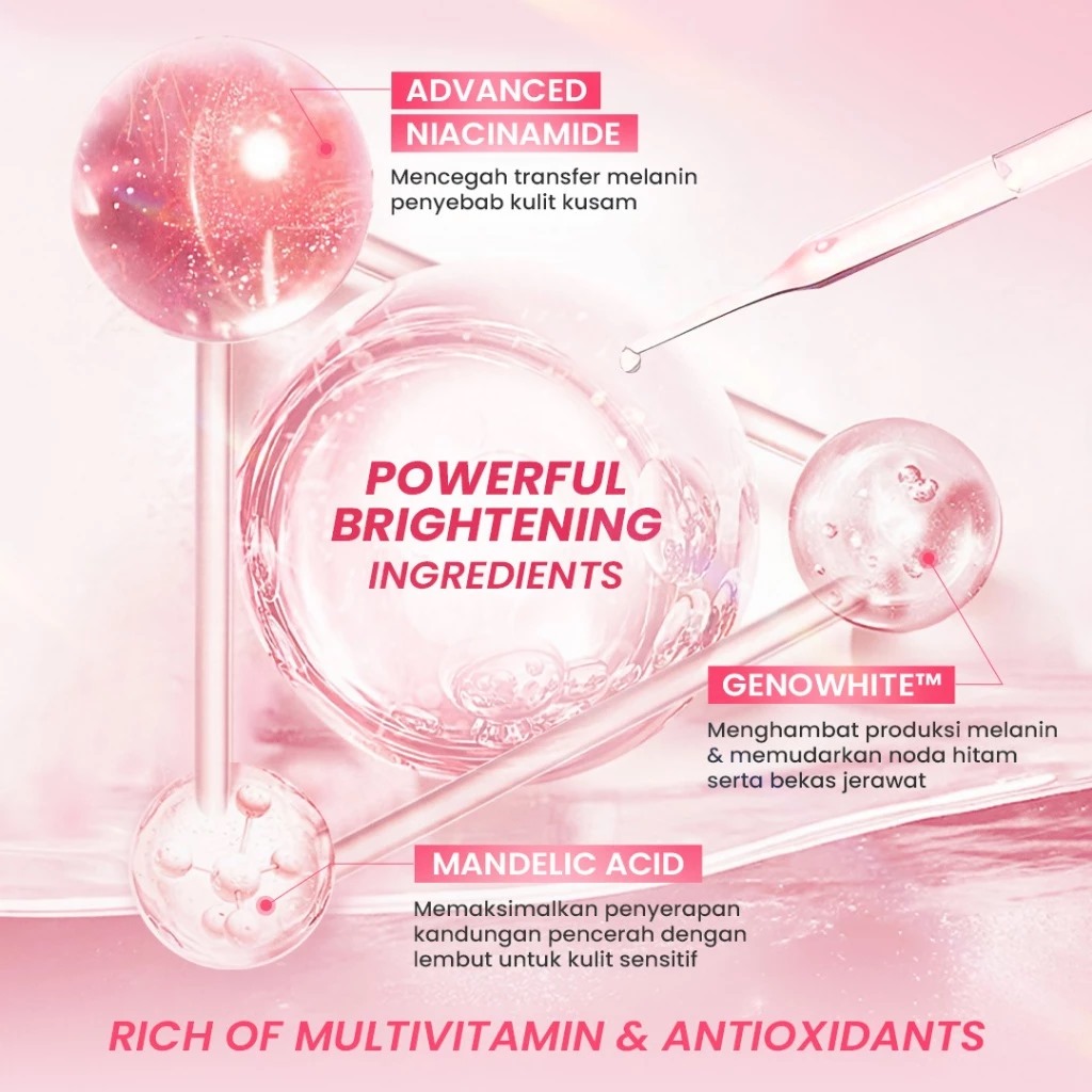 Hanasui Glow Expert 10X Brightening & Smoothing Night Cream 15gr