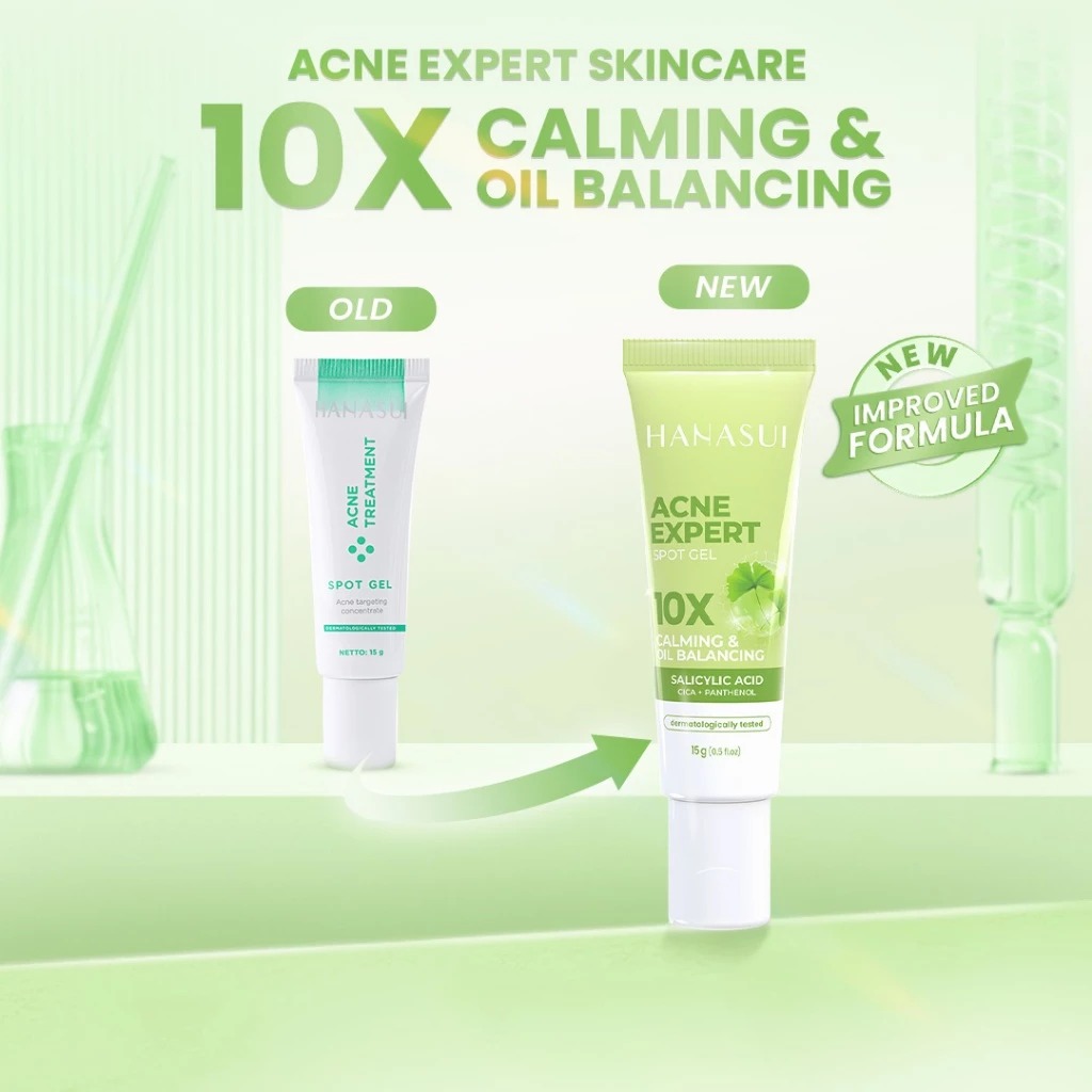 Hanasui Acne Expert Spot Gel 10X Calming & Oil Balancing Essence 15gr