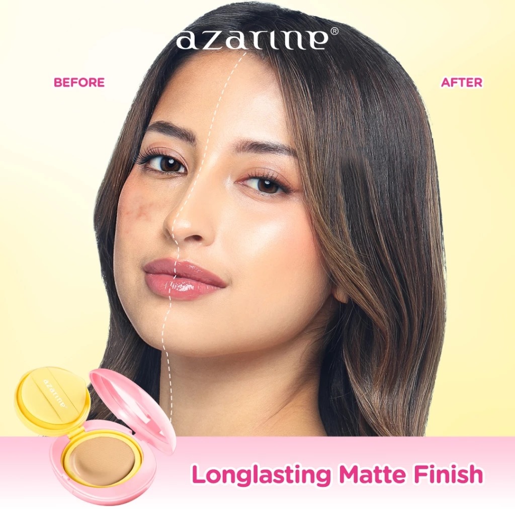 Azarine Covermatte Sunscreen Cushion 11gr - 01 Éclair