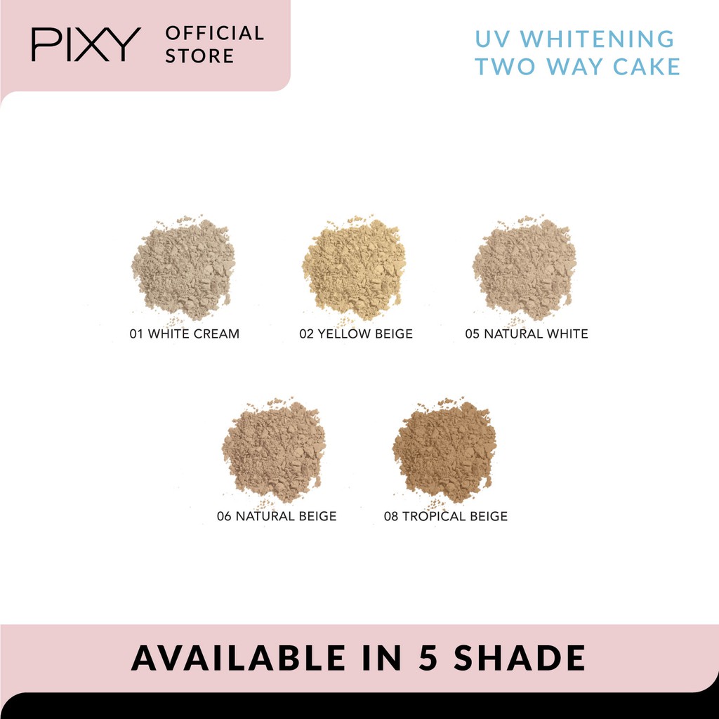 Pixy UV Whitening TWC Perfect Fit Full Size 02 Yellow Beige