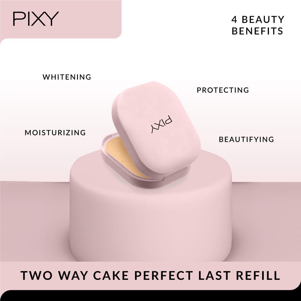 Pixy UV Whitening 4 Beauty Benefits TWC Perfect Last REFILL - 01 Fair Ochre