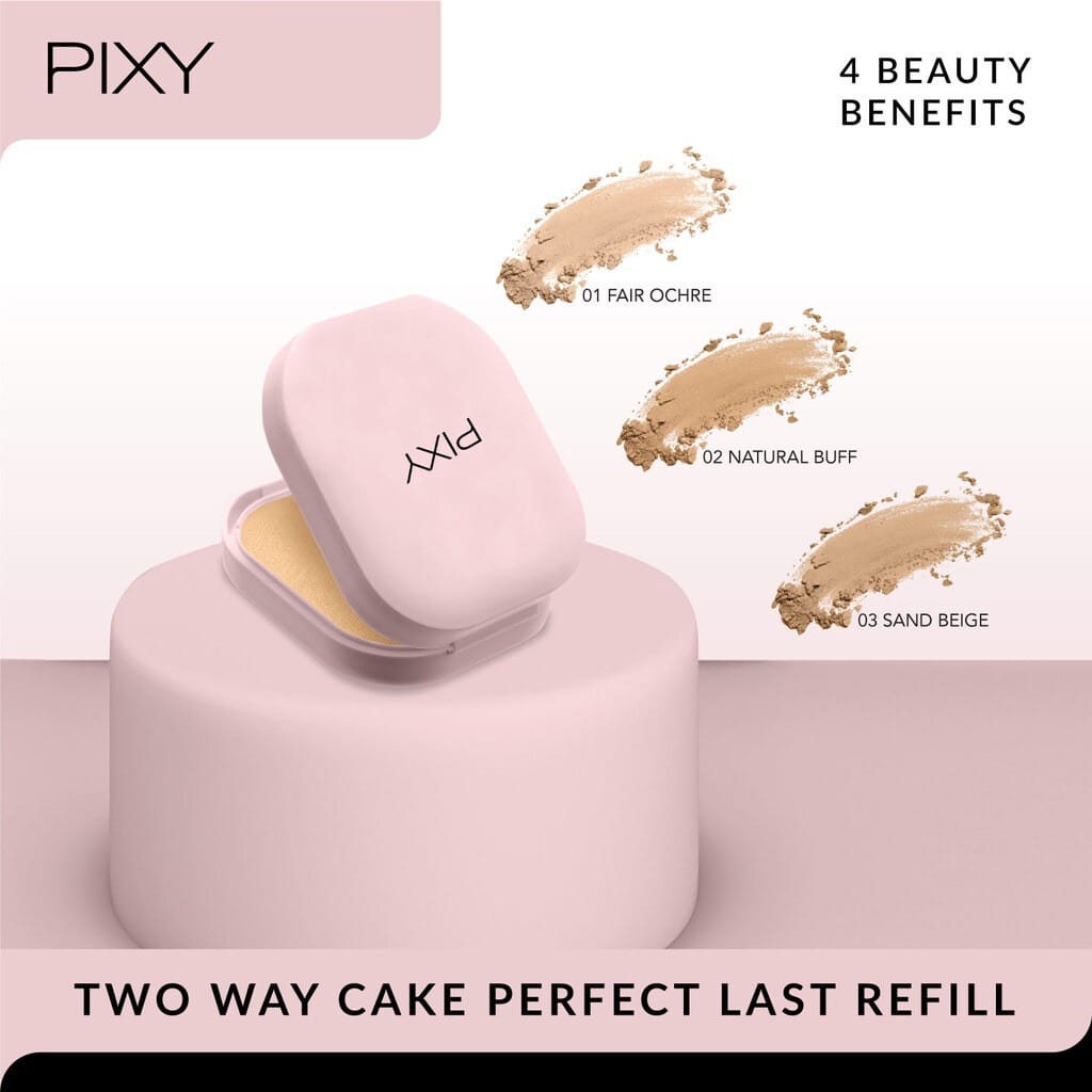 Pixy UV Whitening 4 Beauty Benefits TWC Perfect Last REFILL - 03 Sand Beige