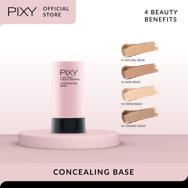 Pixy UV Whitening 4 Beauty Benefits Concealing Base SPF35 PA+++ 03 Creme Beige
