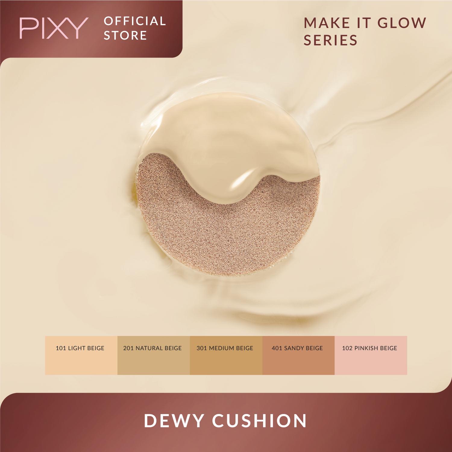 Pixy Make It Glow Dewy Cushion SPF 23 PA++ REFILL 301 Medium Beige