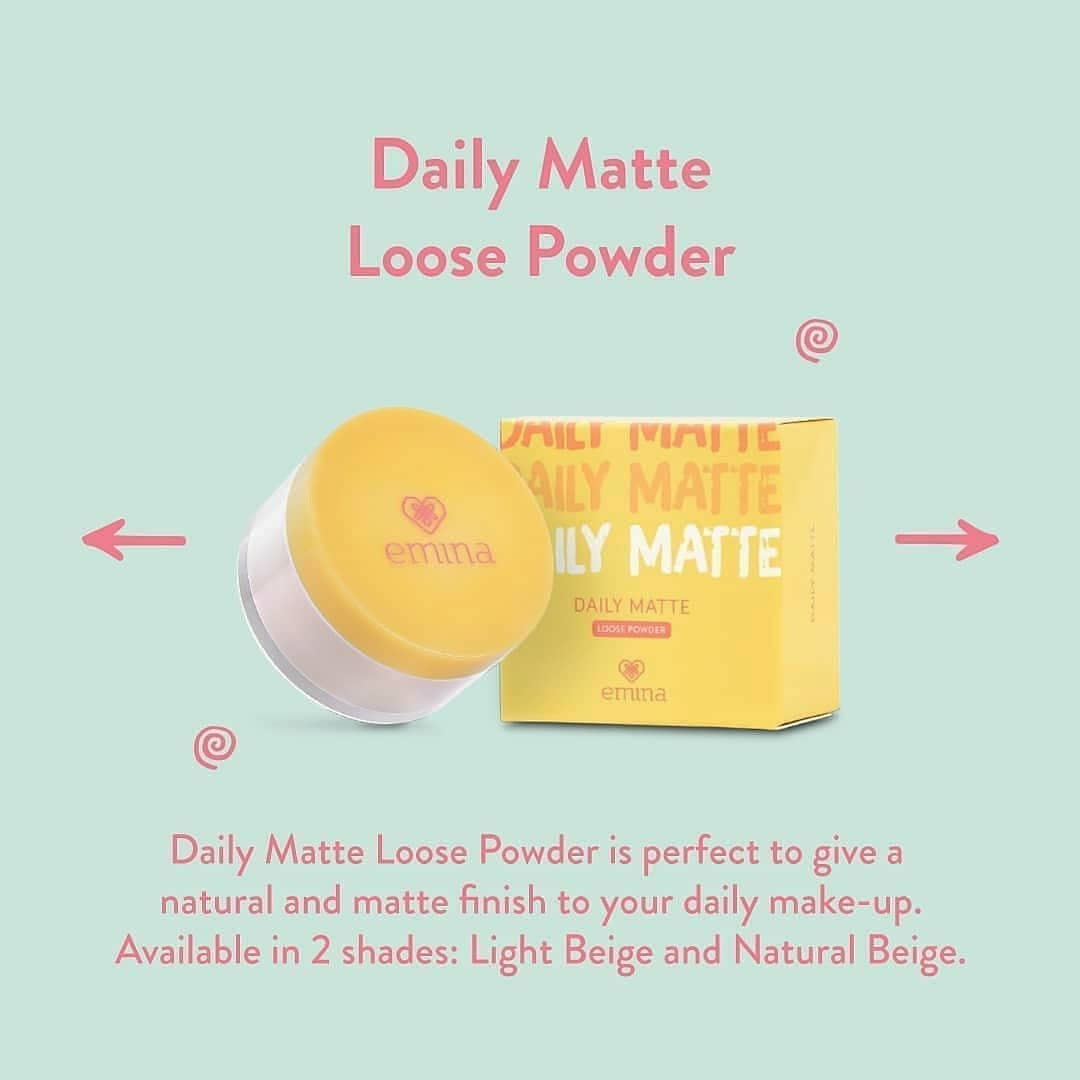 Emina Daily Matte Loose Powder 20gr 02 Natural Beige