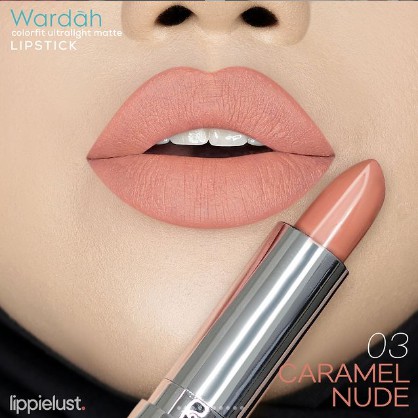 Wardah Colorfit Ultralight Matte Lipstick 03 Caramel Nude