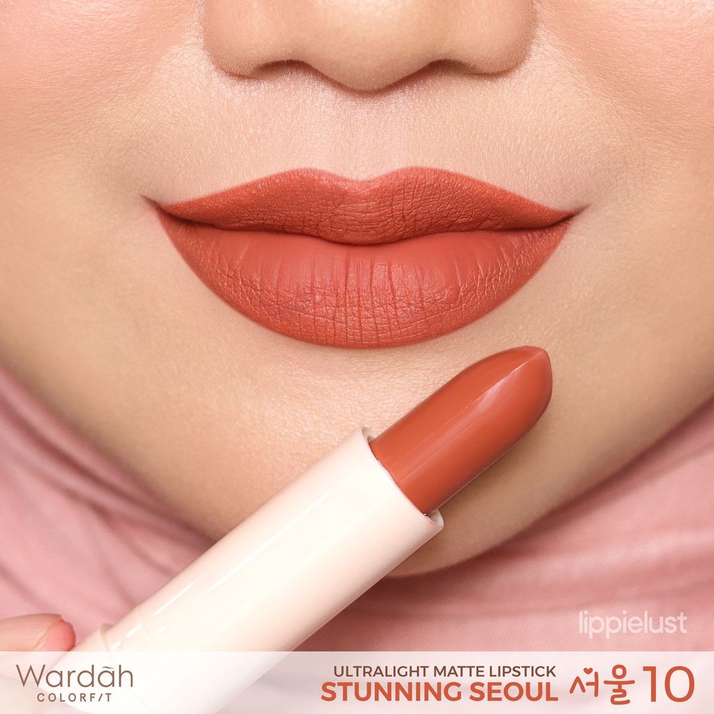 Wardah Colorfit Ultralight Matte Lipstick 10 Stunning Seoul