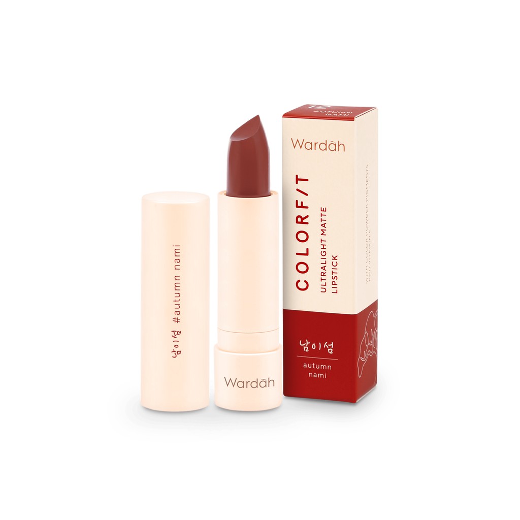 Wardah Colorfit Ultralight Matte Lipstick 12 Autumn Nami