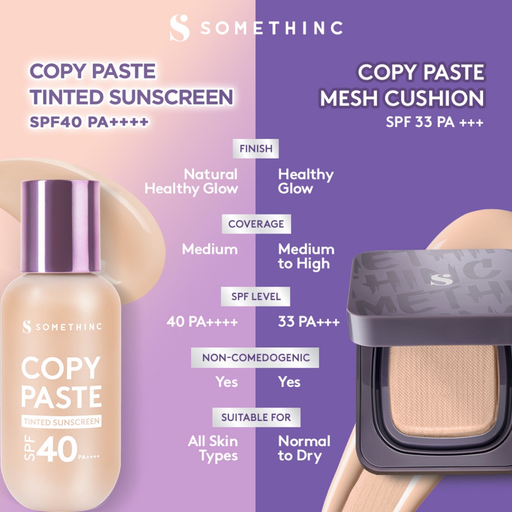 Somethinc Copy Paste Tinted Sunscreen SPF40 PA++++ 50ml - C01 Perle