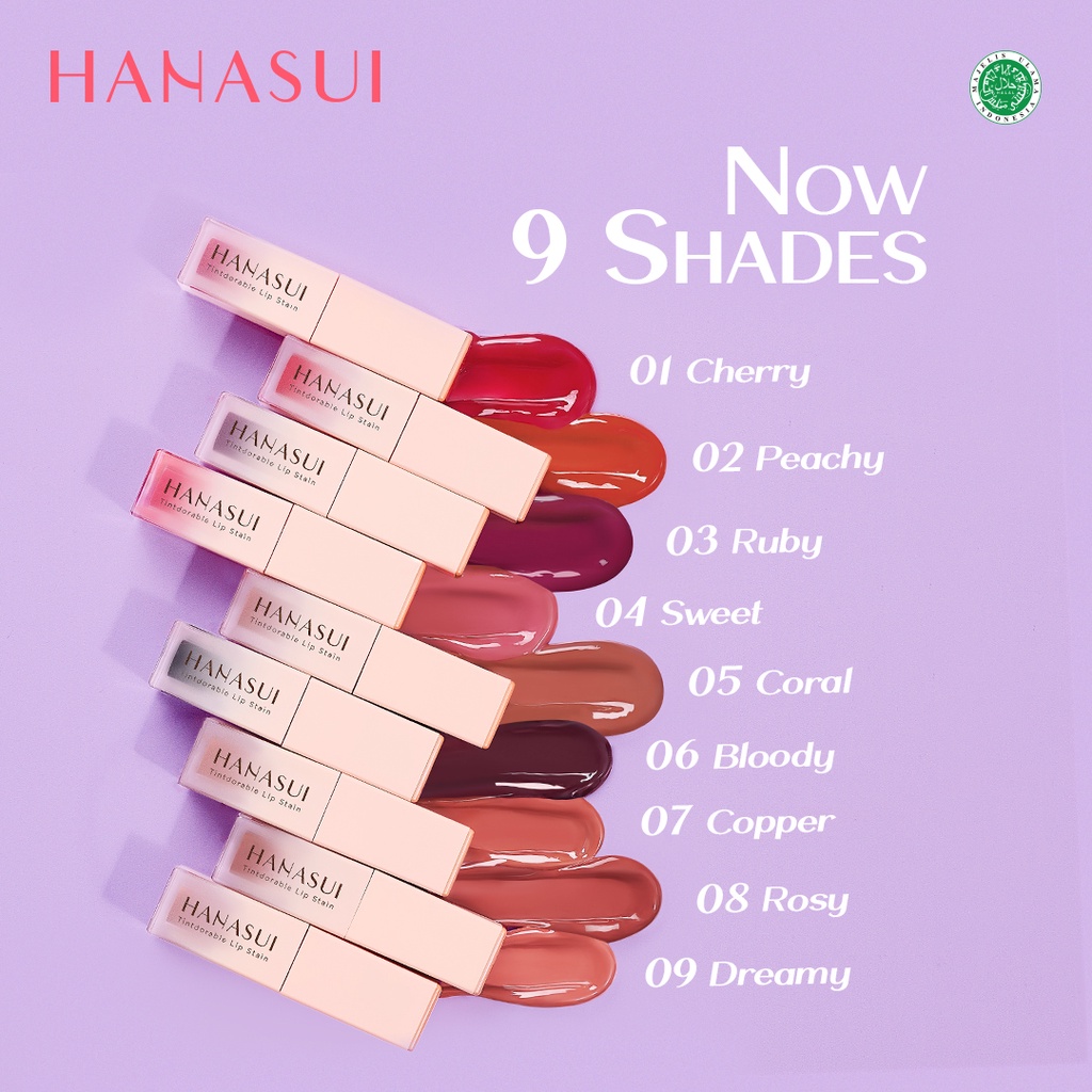 HANASUI Tintdorable Lip Stain - 03 Ruby (Lip Tint)