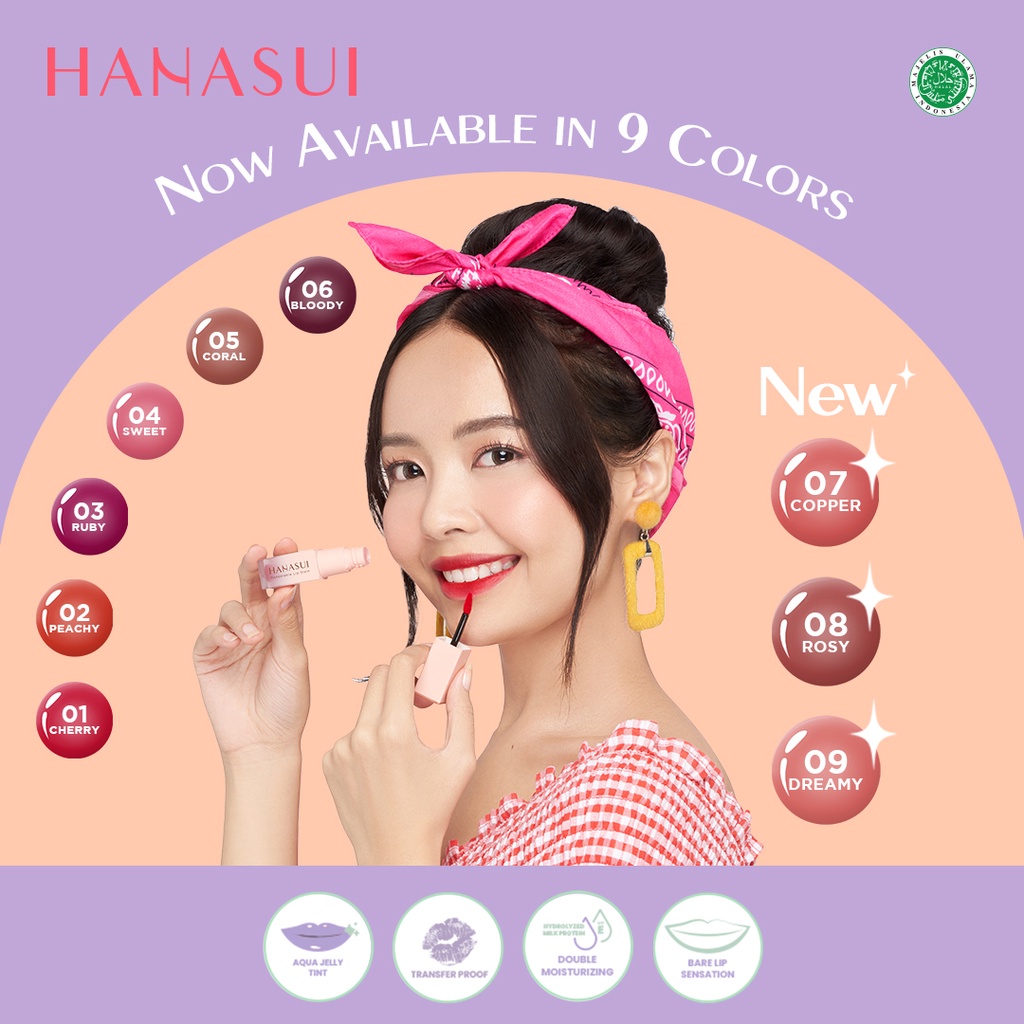 HANASUI Tintdorable Lip Stain - 04 Sweety (Lip Tint)