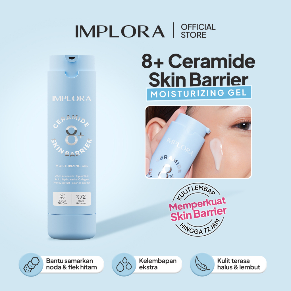 Implora 8+ Ceramide Skin Barrier Moisturizing Gel REFILL 50ml