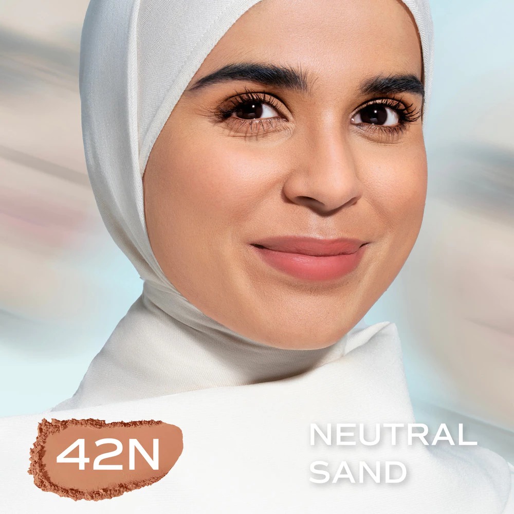 Wardah Colorfit Velvet Powder Foundation 42N Neutral Sand