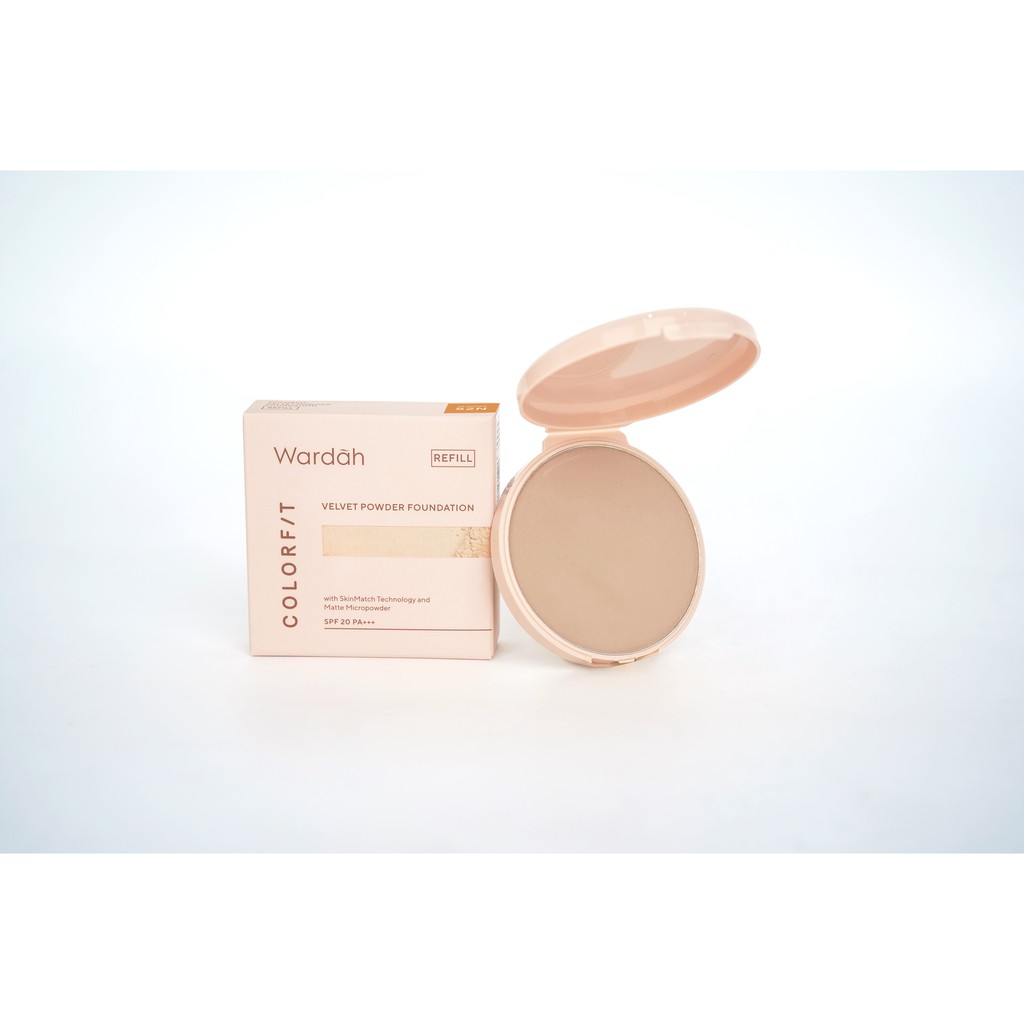 Wardah Colorfit Velvet Powder Foundation REFILL 52N Almond