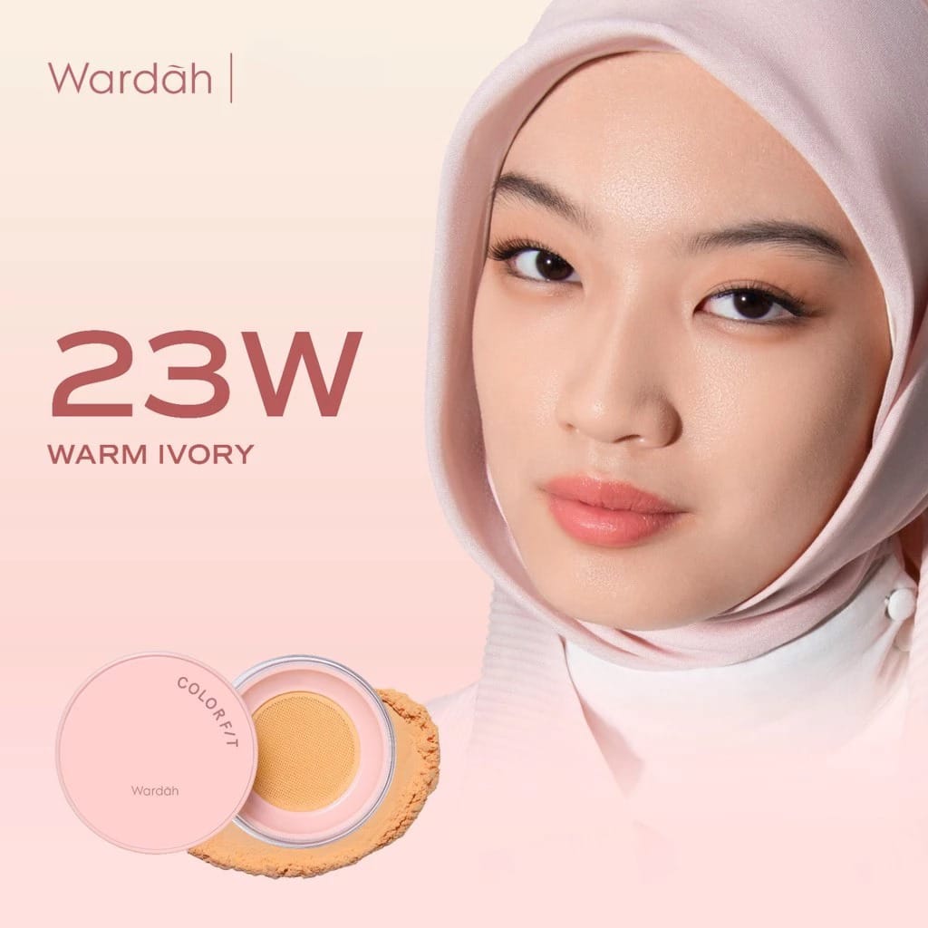 Wardah Colorfit HD Blurify Loose Powder 23W Warm Ivory (Bedak Tabur)