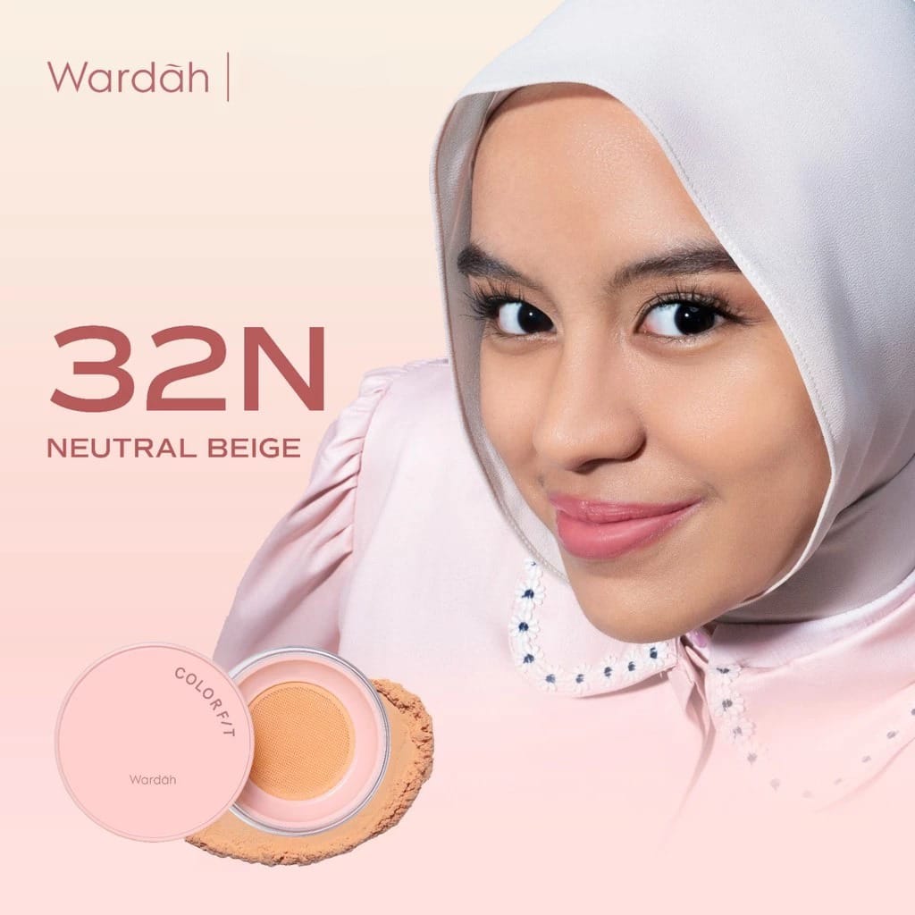 Wardah Colorfit HD Blurify Loose Powder 32N Neutral Beige (Bedak Tabur)
