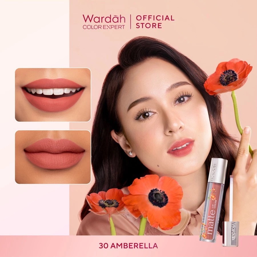 Wardah Exclusive Matte Lip Cream 4gr - 30 Amberella