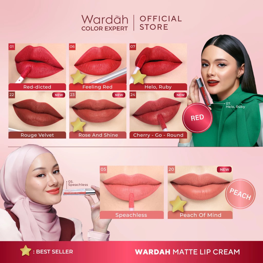 Wardah Exclusive Matte Lip Cream 4gr - 30 Amberella