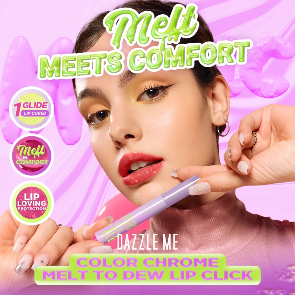 Dazzle Me Color Chrome Melt To Dew Lip Click 2gr - 096 Shining Muscat *