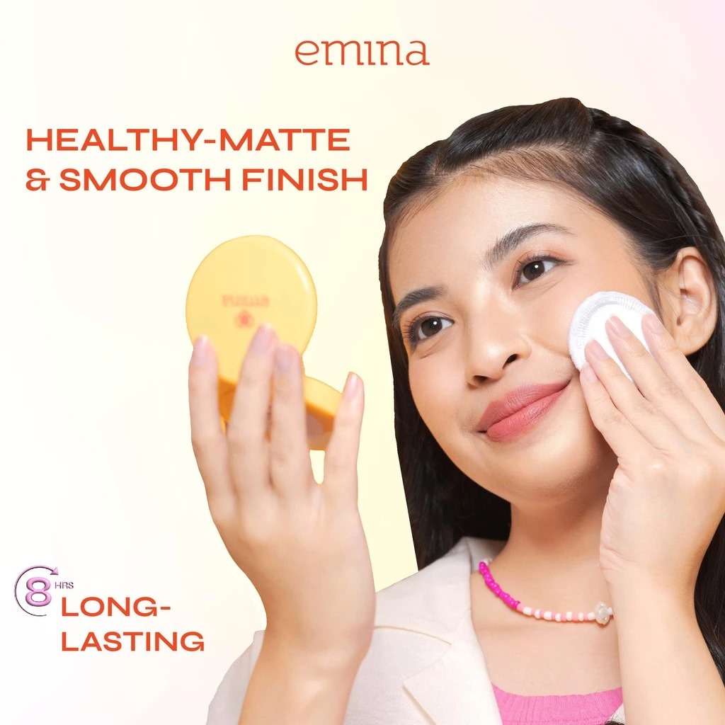 Emina Daily Matte Compact Powder 11gr - 01 Light