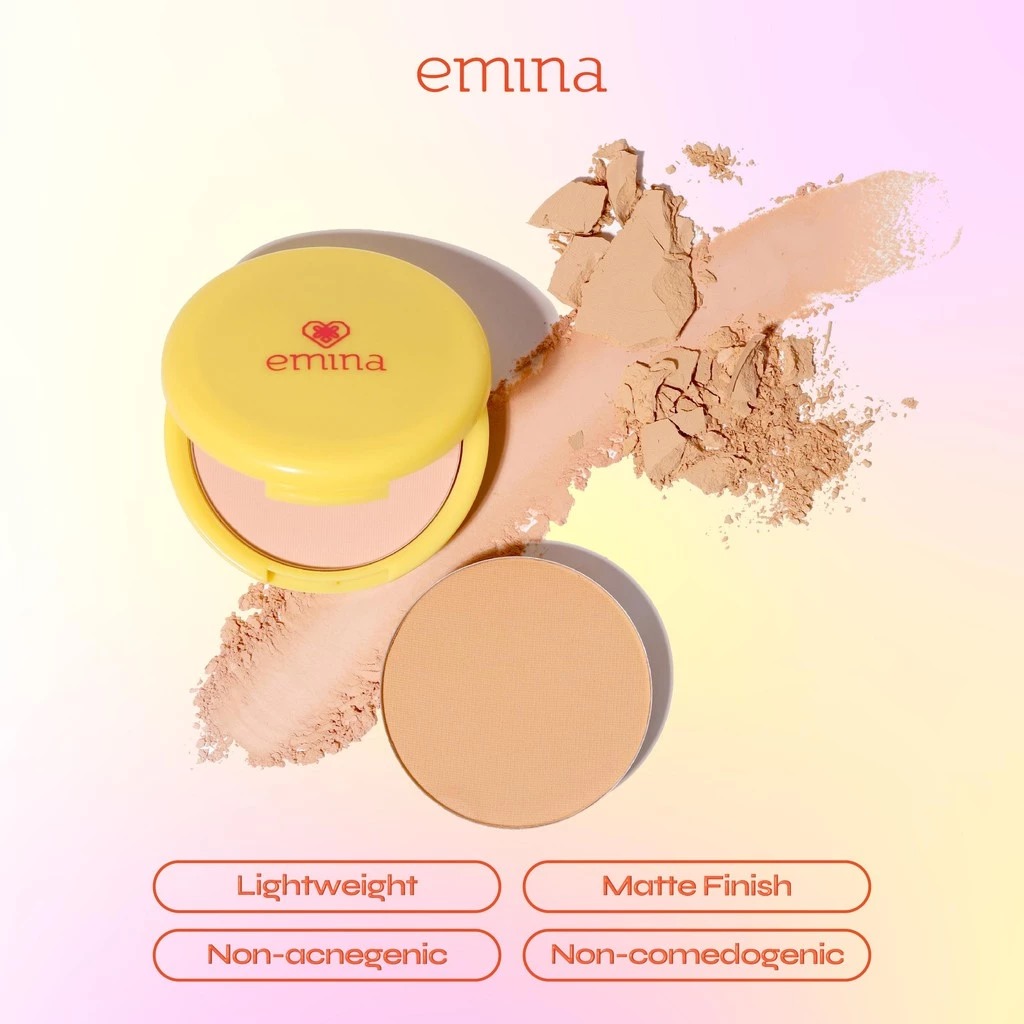 Emina Daily Matte Compact Powder 11gr - 03 Caramel