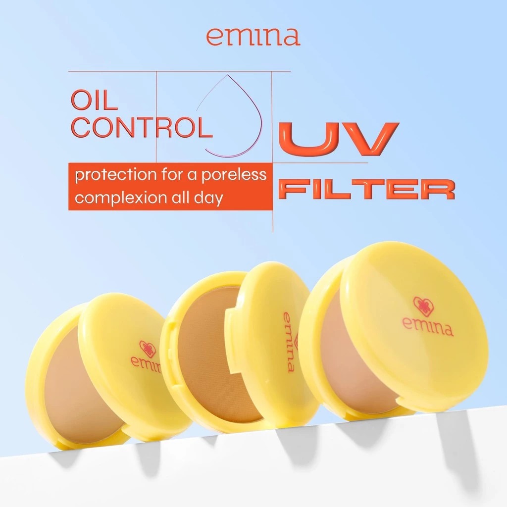 Emina Daily Matte Compact Powder 11gr - 03 Caramel