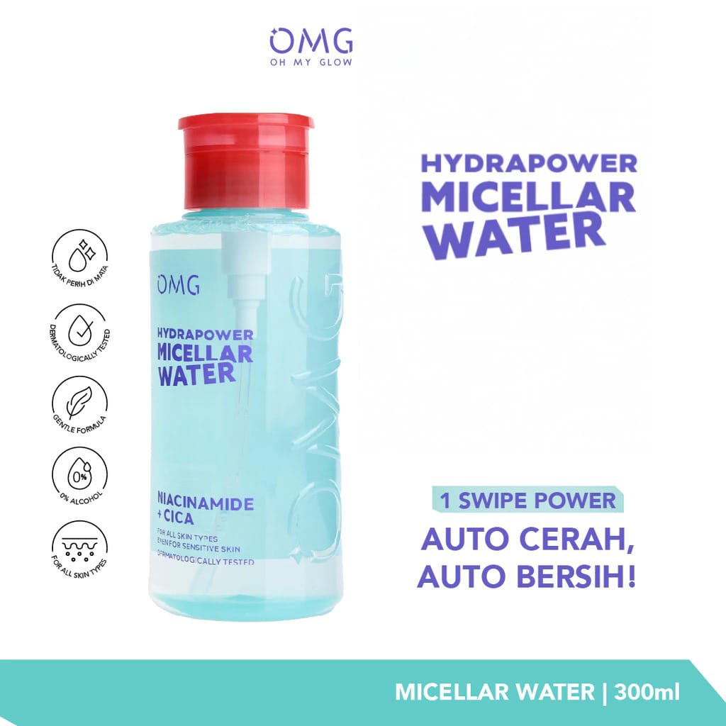 Oh My Glow Hydrapower Micellar Water 300ml (OMG)