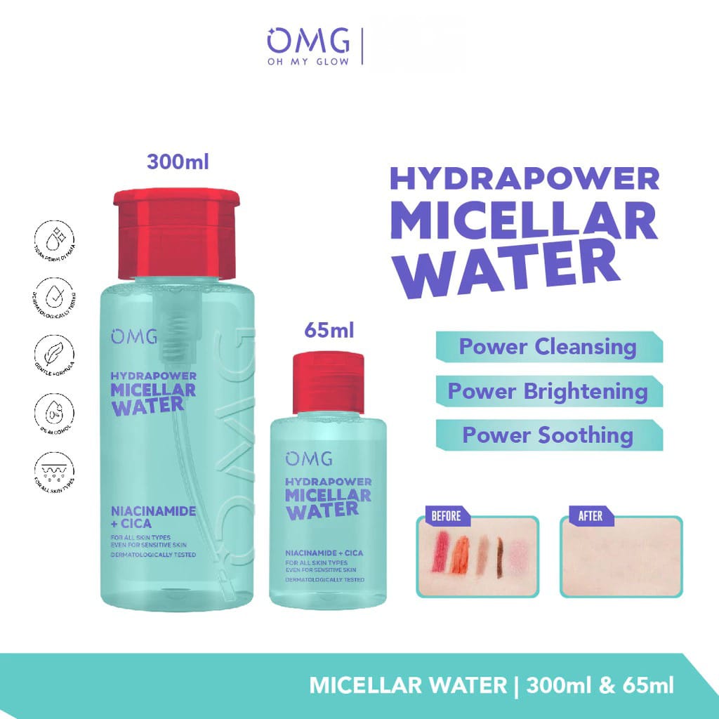 Oh My Glow Hydrapower Micellar Water 300ml (OMG)